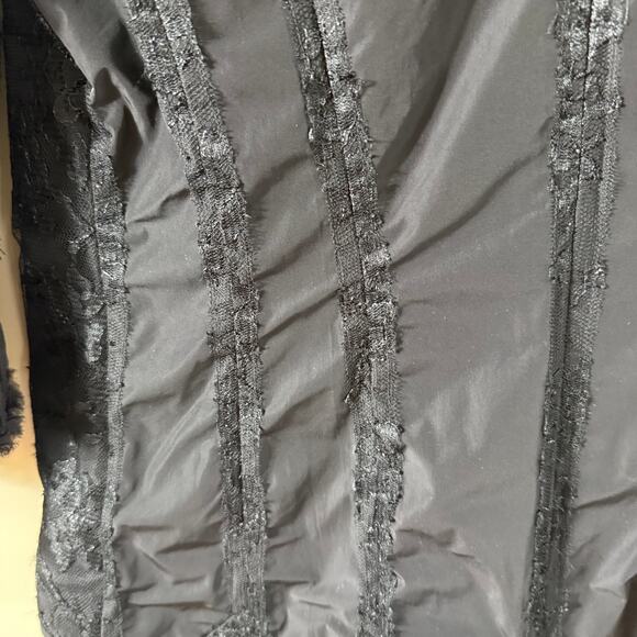 NWT Barronduquette Lace Ruffle Jacket SZ 8 Formal Witchy Dark Romantic Goth - Picture 10 of 13